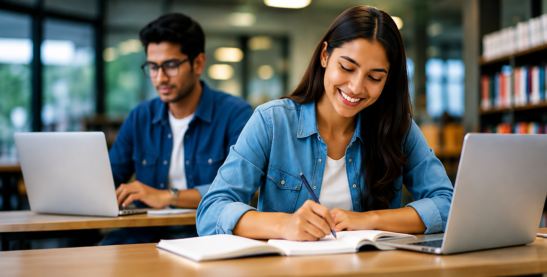 Students studying at Open and Distance Learning Council